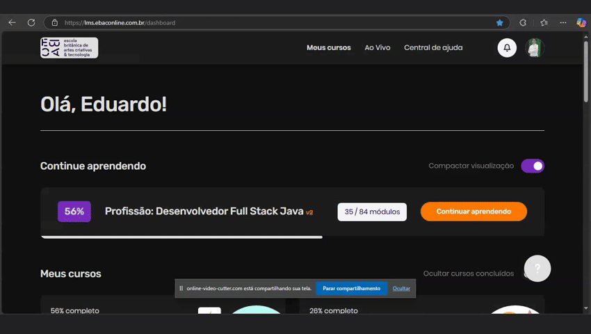 Demonstração do Tema Noturno Demonstração do Tema Noturno